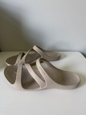 CROCS Women’s Sandals in Light Taupe